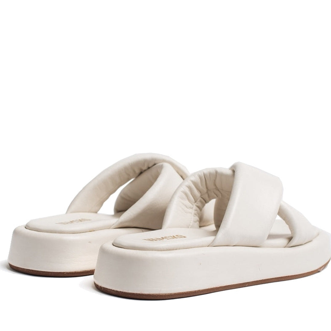 VAMSKO womens nude pillow slippers | Vilbury London