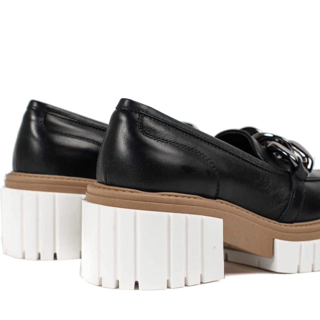 VAMSKO womens black iris loafers | Vilbury London