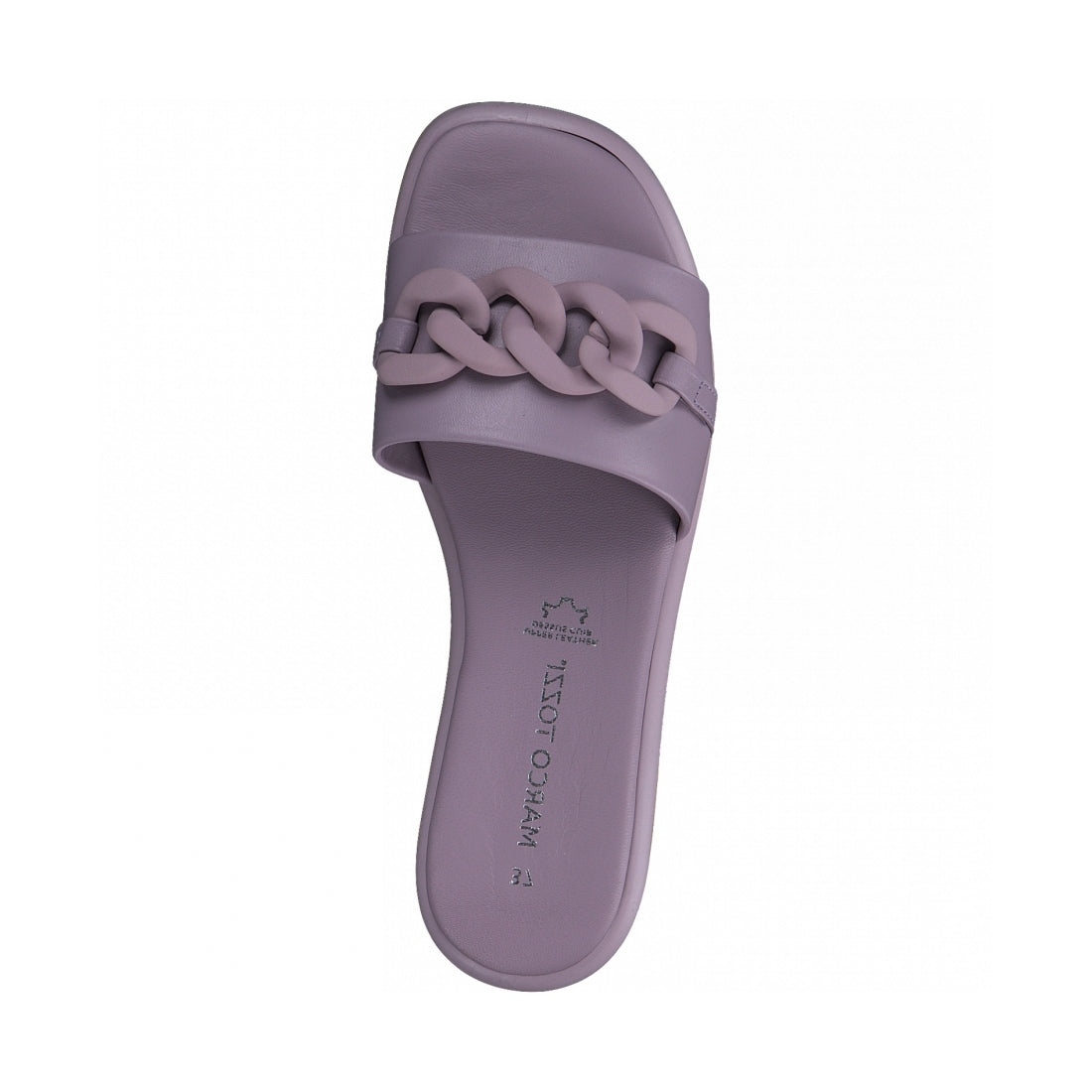 Marco Tozzi Womens violet casual open sandals | Vilbury London