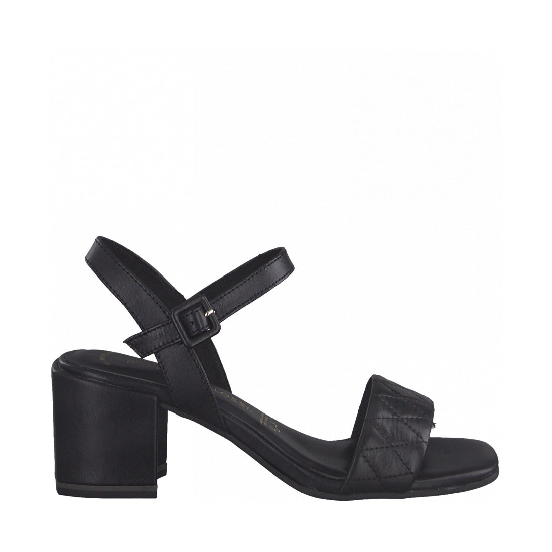 Marco Tozzi Womens black elegant open sandals | Vilbury London