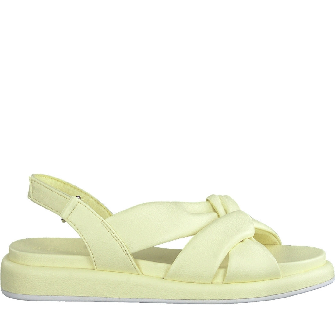 Marco Tozzi womens yellow casual open sandals | Vilbury London