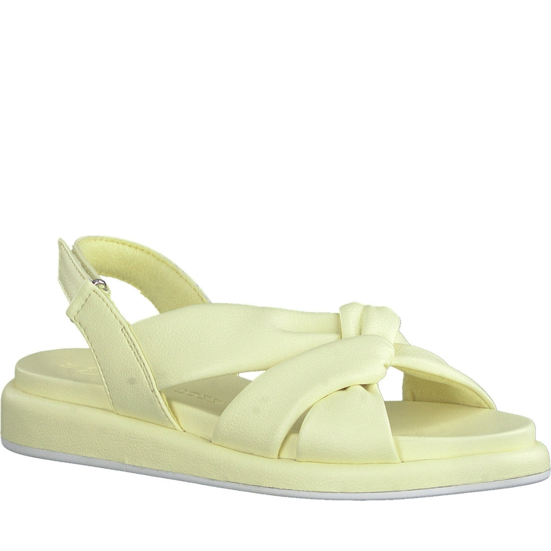 Marco Tozzi womens yellow casual open sandals | Vilbury London