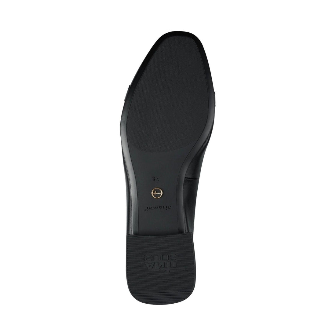 Tamaris womens black elegant closed ballerinas | Vilbury London