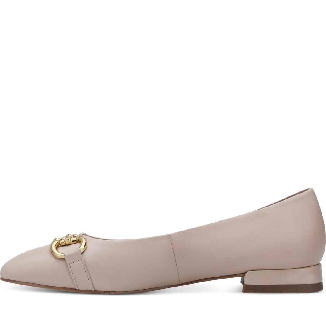 Tamaris womens powder elegant closed ballerinas | Vilbury London