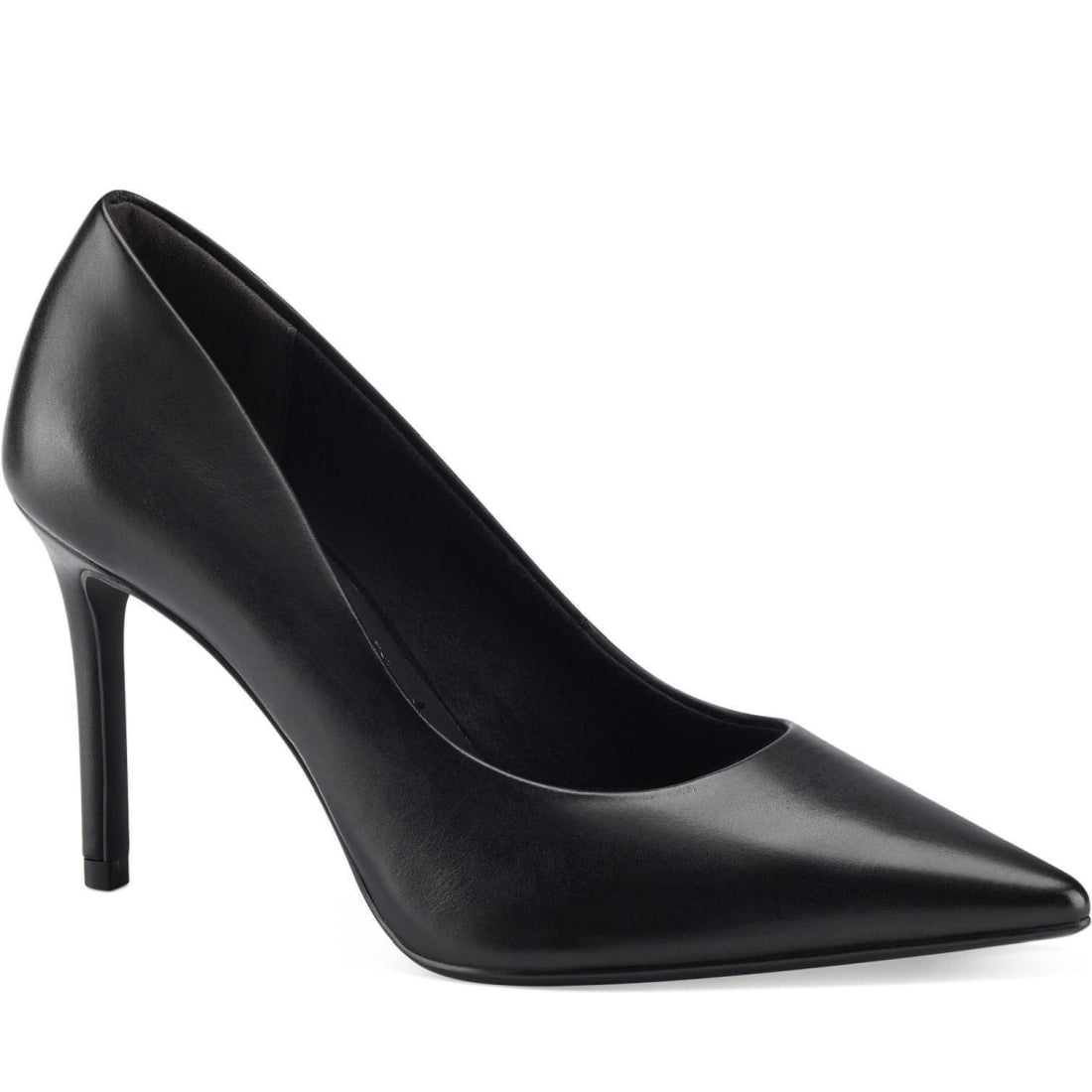 Tamaris womens black elegant closed pumps | Vilbury London