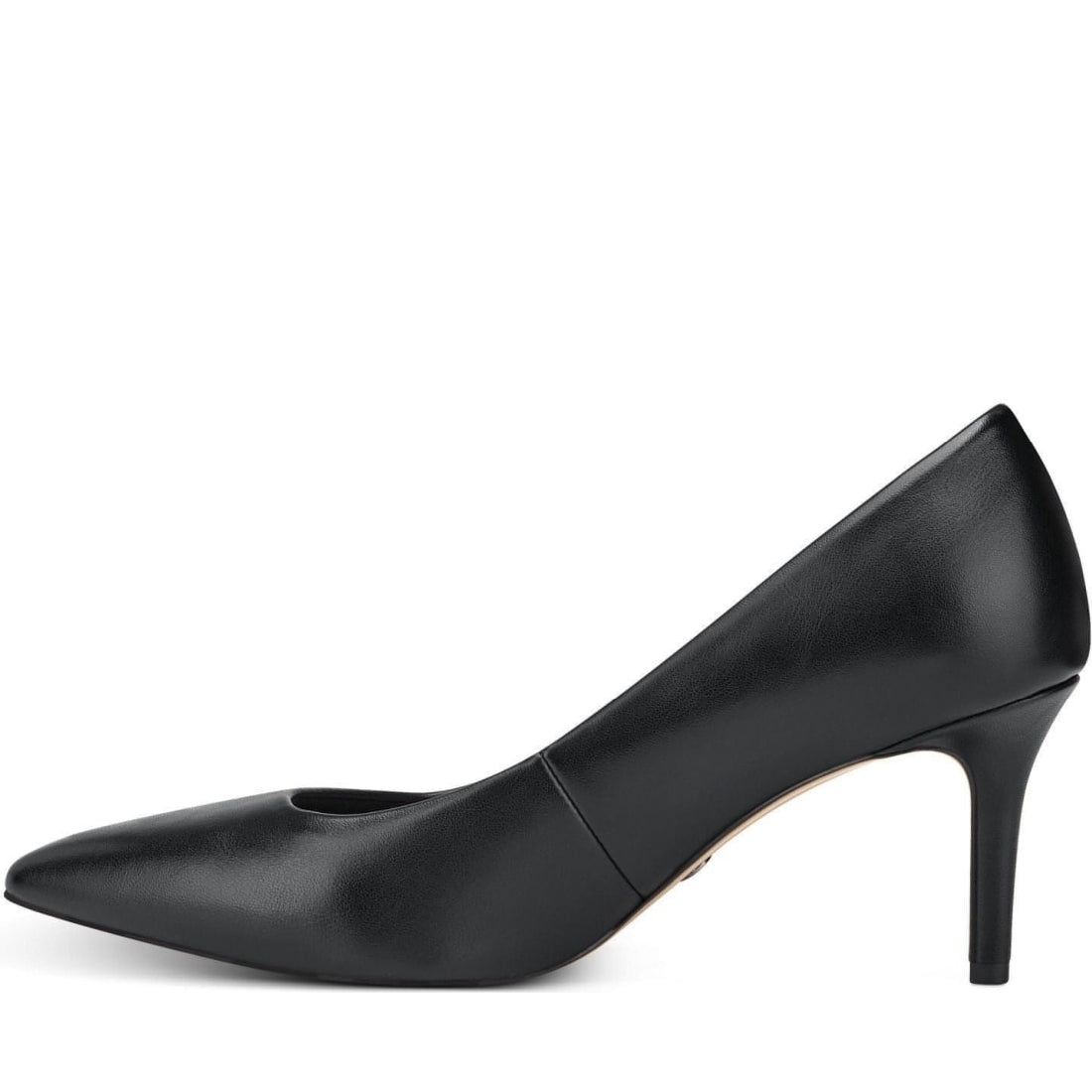 Tamaris womens black elegant closed pumps | Vilbury London