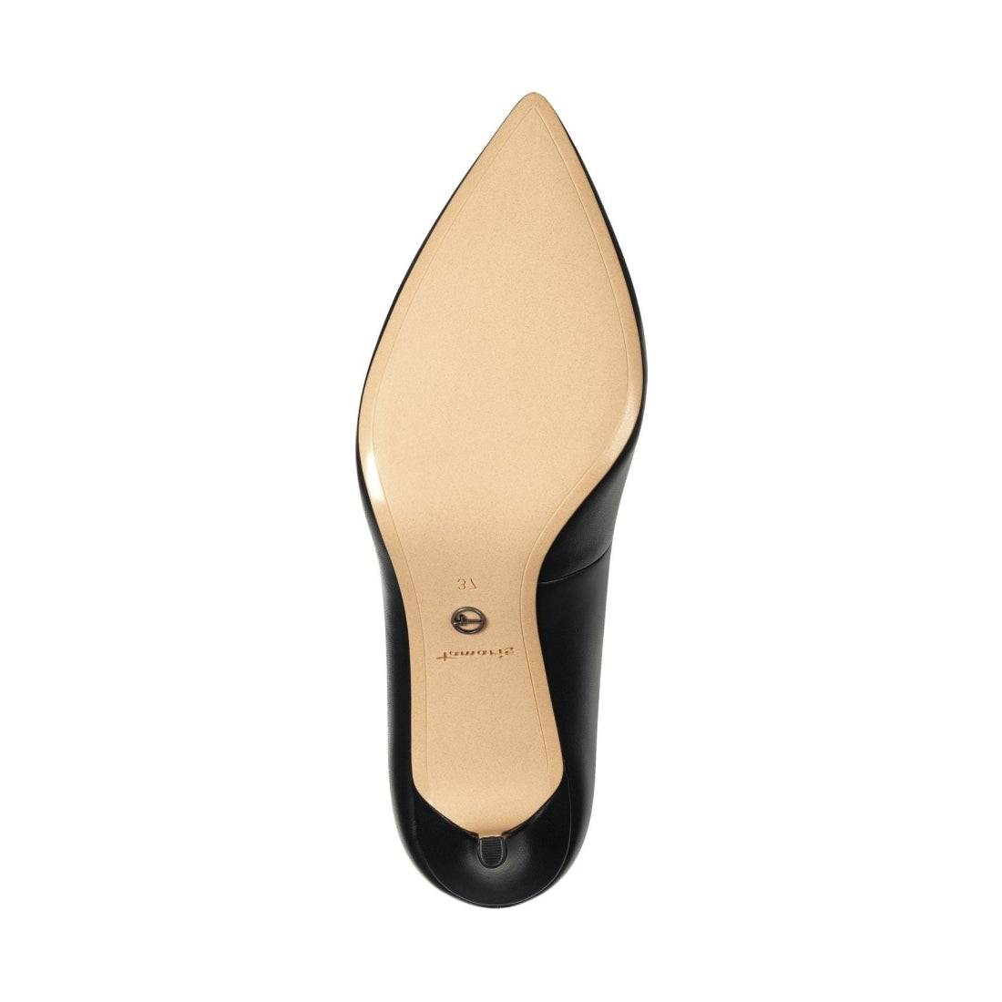 Tamaris womens black elegant closed pumps | Vilbury London