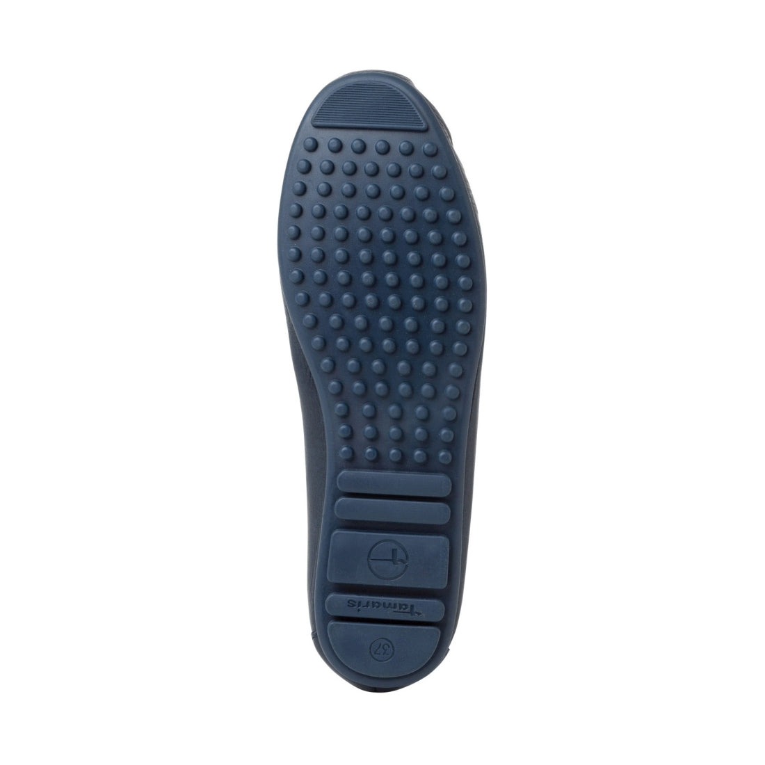 Tamaris Womens navy casual closed mocasins | Vilbury London