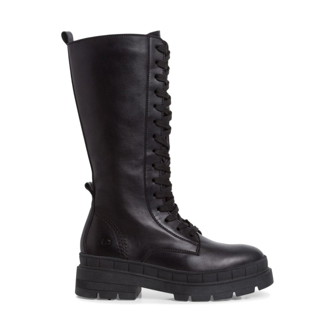 Tamaris womens black casual closed boots | Vilbury London