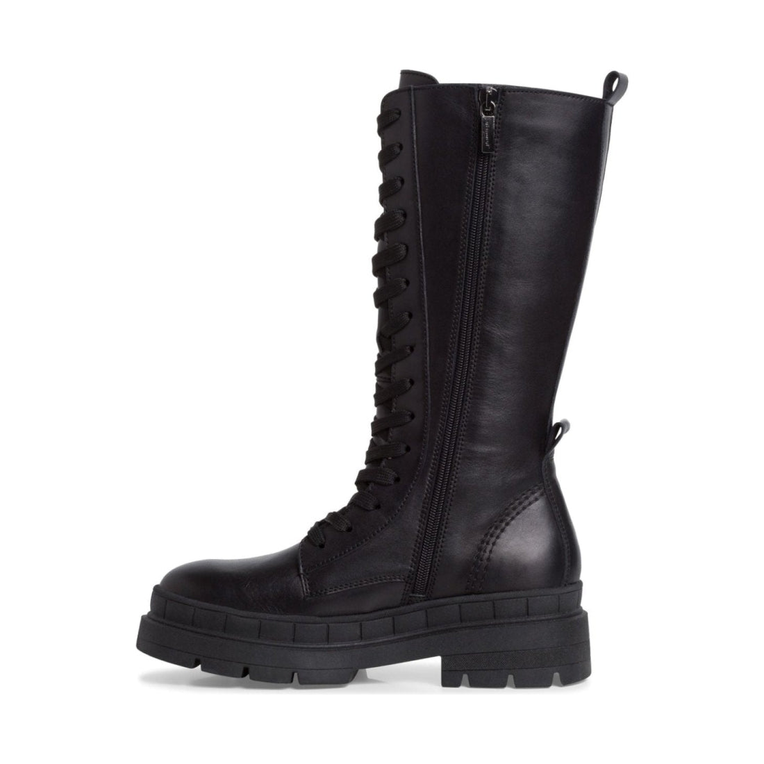 Tamaris womens black casual closed boots | Vilbury London