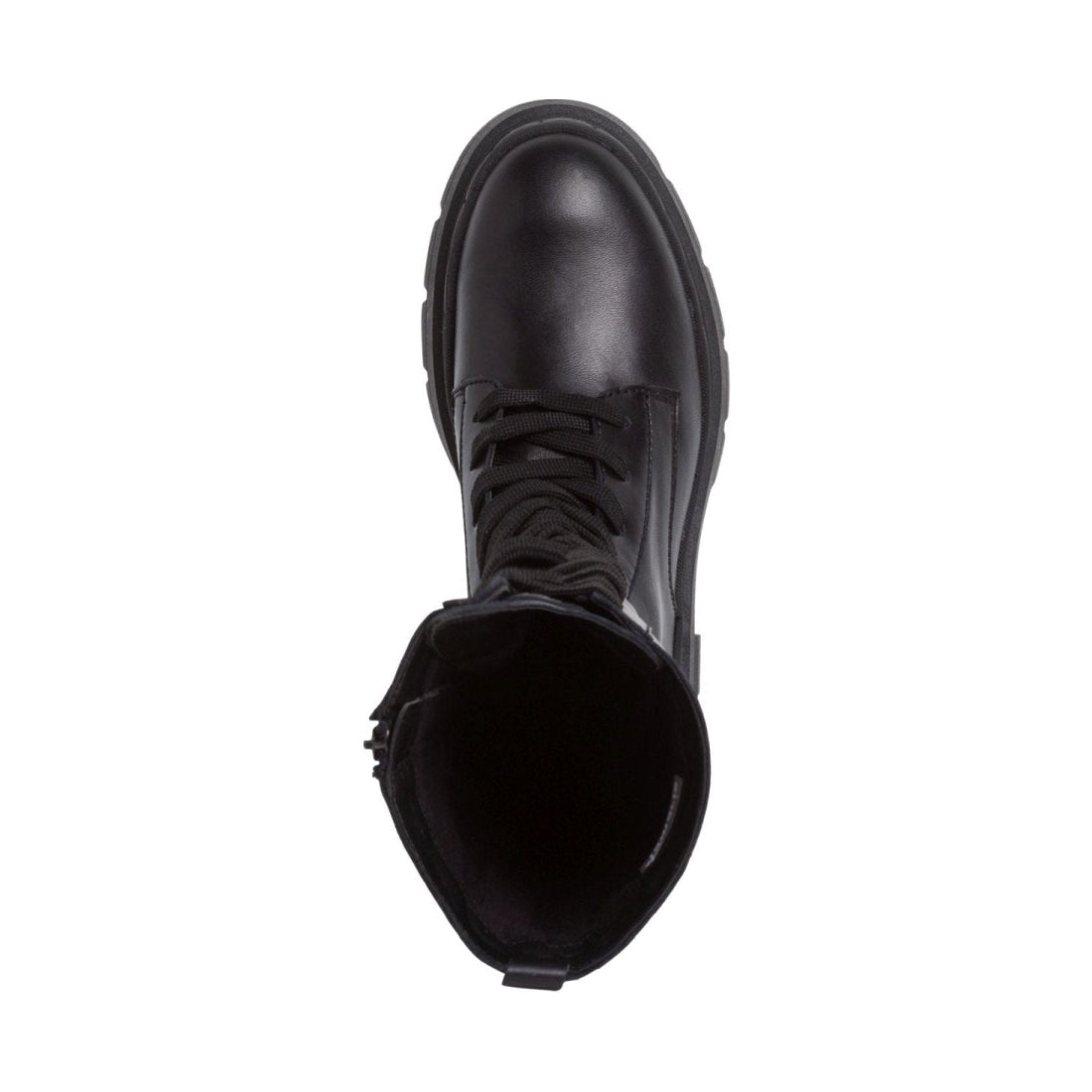 Tamaris womens black casual closed boots | Vilbury London