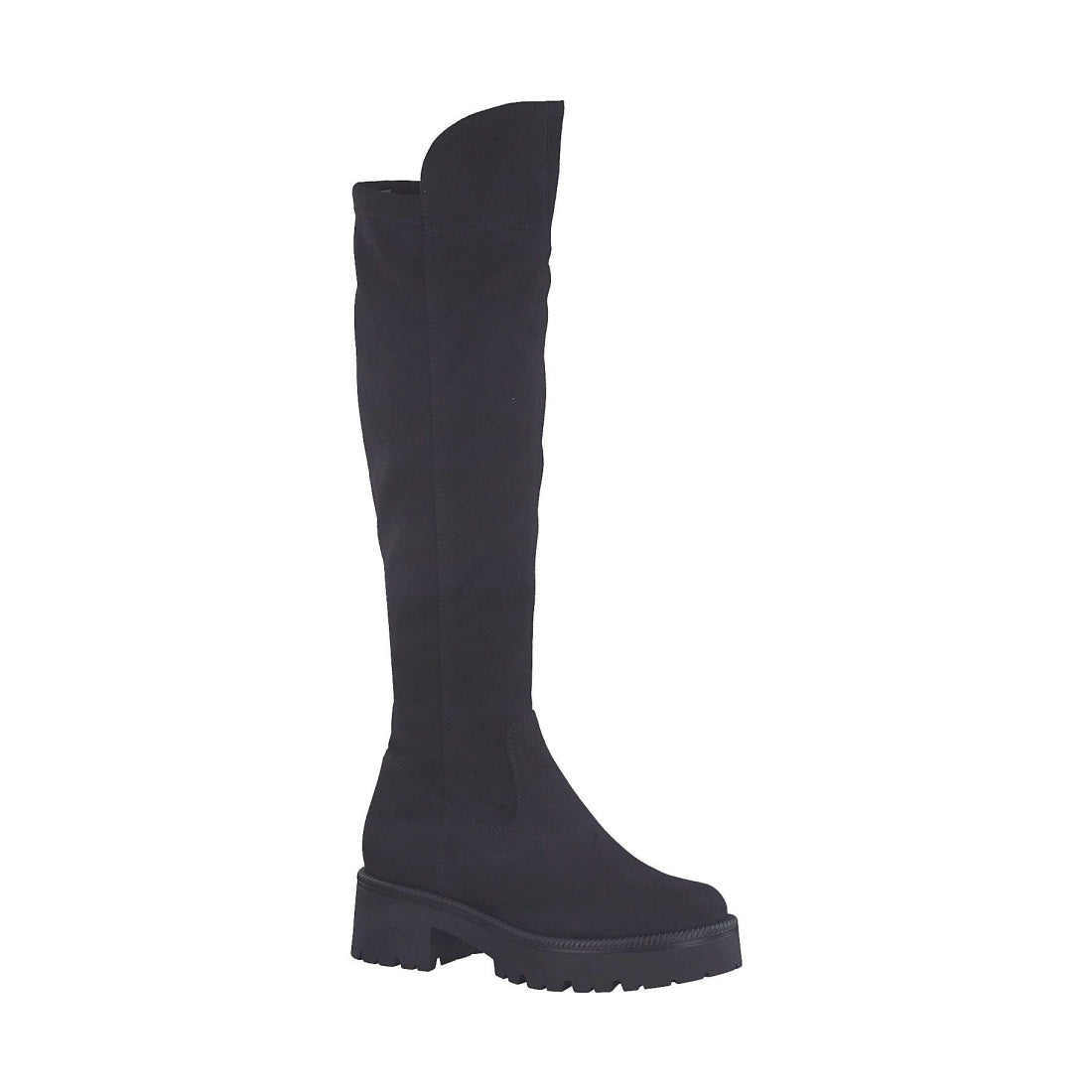 Tamaris womens black casual closed boots | Vilbury London