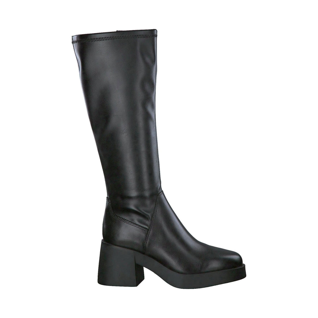 Tamaris womens black casual closed boots | Vilbury London