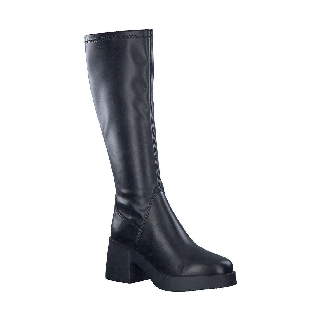 Tamaris womens black casual closed boots | Vilbury London