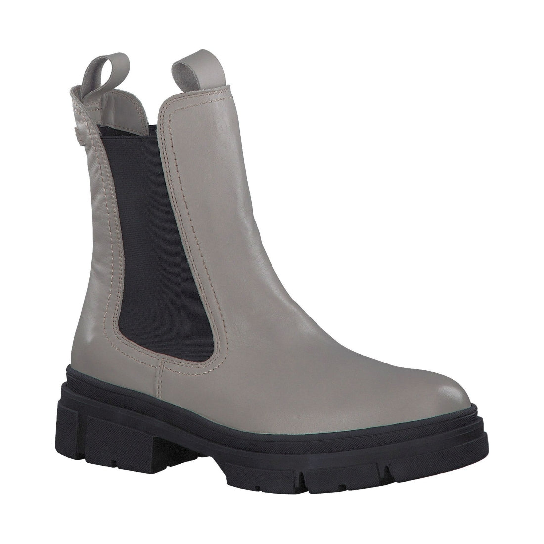 Tamaris womens grey casual closed booties | Vilbury London