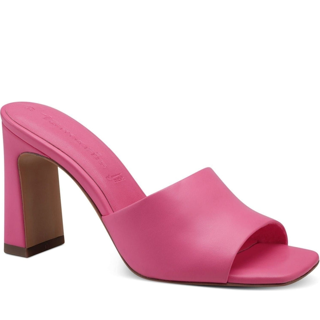 Tamaris womens candy elegant open mules | Vilbury London