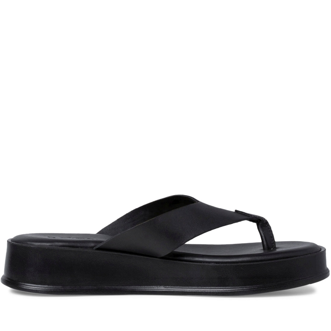 Tamaris Womens black casual open slippers | Vilbury London