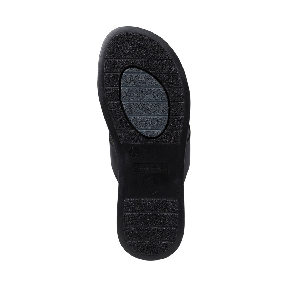 Tamaris Womens black casual open slippers | Vilbury London