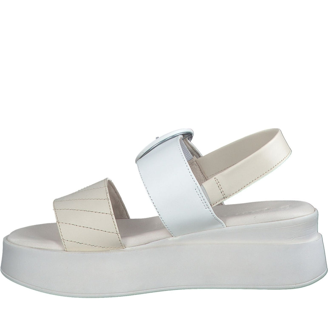 Tamaris womens shell comb elegant open sandals | Vilbury London