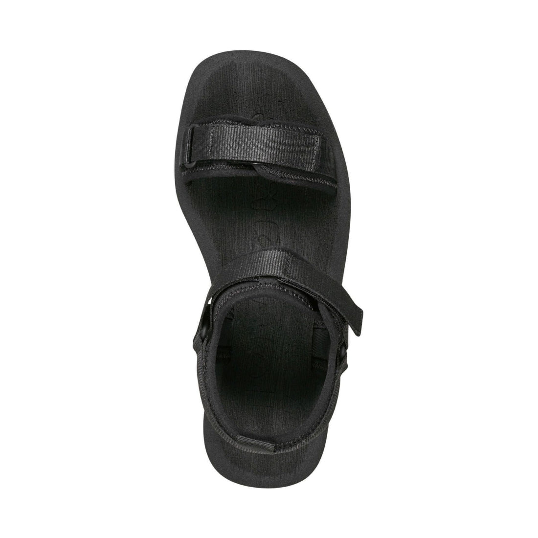 Tamaris womens black casual open sandals | Vilbury London