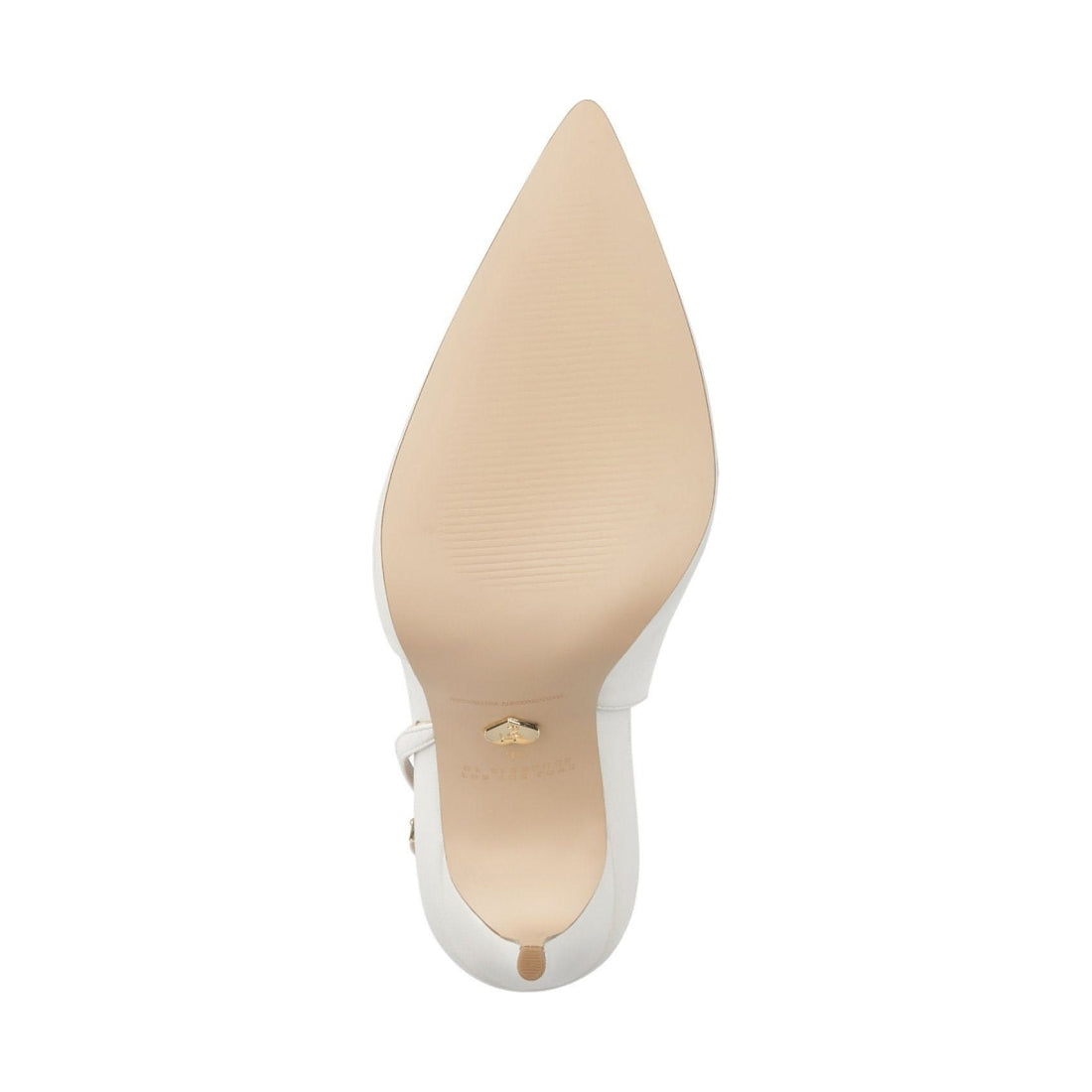 Tamaris womens white pearl elegant open pumps | Vilbury London